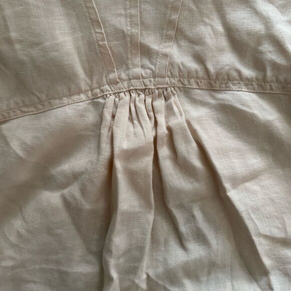 J Jill Cream Blazer with Wrap-Style Front and Fitted Design - Picture 7 of 9